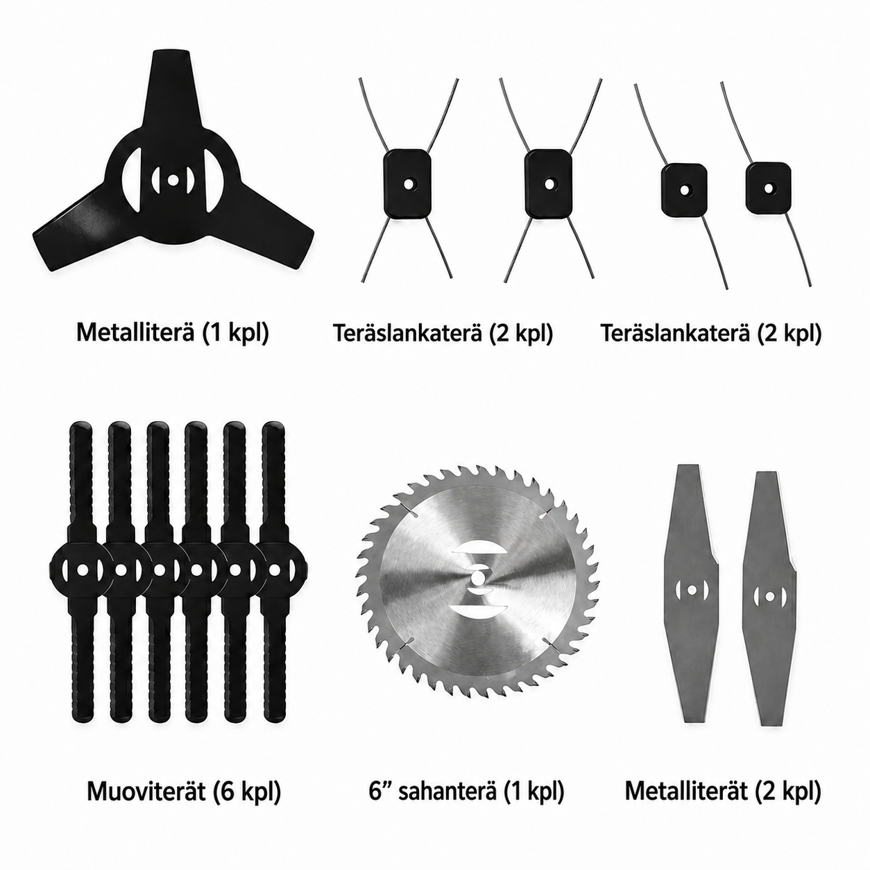 Lisäterät (13 kpl)
